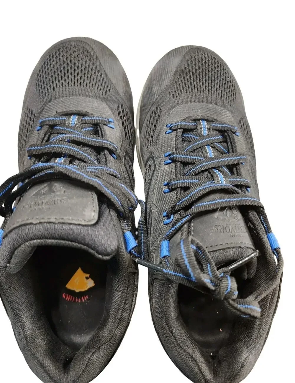 Mens 7.5 Composite Steel Toe Lace Up Work Shoes Pre-owned